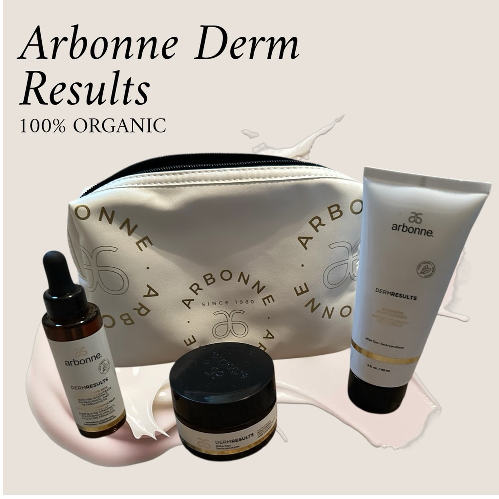 Arbonne Derm Results Skincare Collection - White and Black